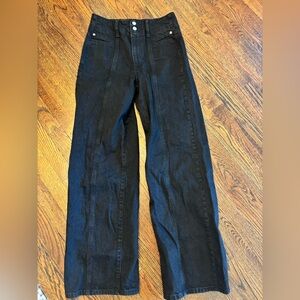 Universal Thread Black High-Rise Wide Leg Jeans